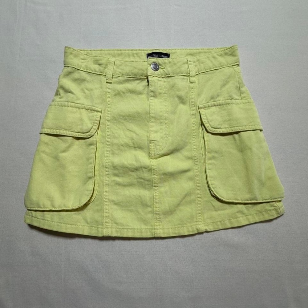 PrettyLittleThing Mini skirt sz 4 Cargo Utility 7 Y2k Festival Streetwear